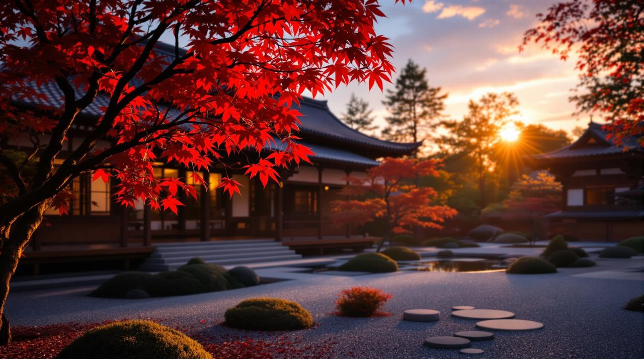 伦理影院分类 - 京都秋日的暮色庭院